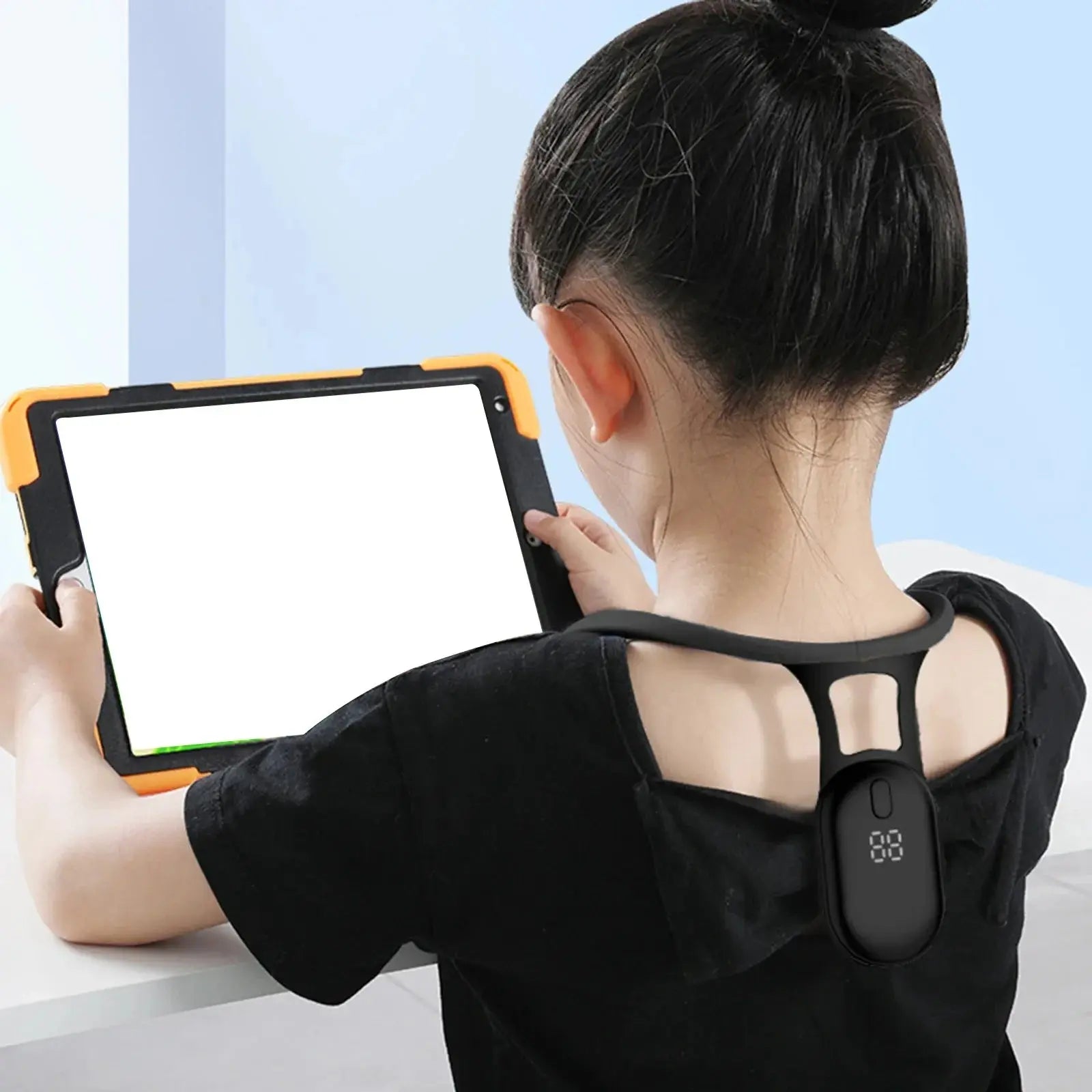 Smart Posture Corrector - Micro Vibration Sensor for Back & Neck Alignment PulseForm