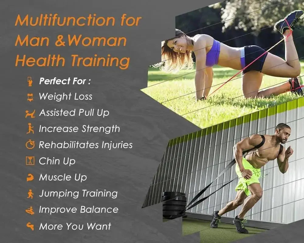 Sports Elastic Belt Pull-Up Auxiliary Men's and Women's Gym Pilates Exercise Equipment Rubber Fitness Resistance Belt maverick8830