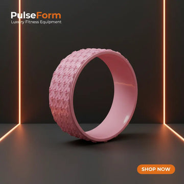 Yoga Wheel Roller - Back Stretcher Wheel with Massage Points for Spine Alignment & Deep Stretching maverick8830