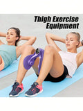 Inner Thigh Exerciser And Pelvic Floor Kegel Trainer With Resistance Bands And LED Counter - 3 Intensity Levels - Home Gym Equipment For Toning And Strengthening PulseForm