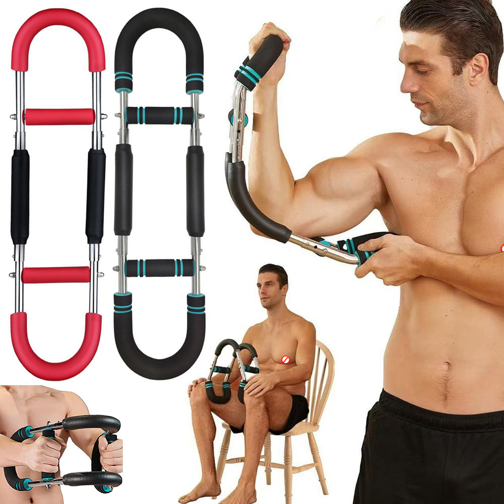 Multi-functional U-shaped Arm Strengthener Chest Trainer Adjustable Forearm Strength Exerciser Home Gym Equipment Bodybuilding PulseForm