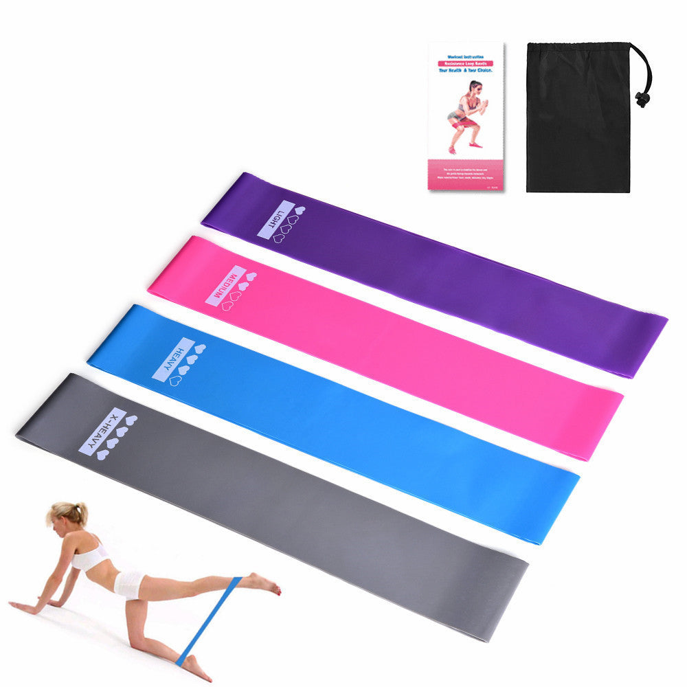 Resistance Bands Sealing Elastic Booty Sport Bodybuilding Rubber Band For Fitness Gym Leagues Equipment Sports Mini Yoga PulseForm