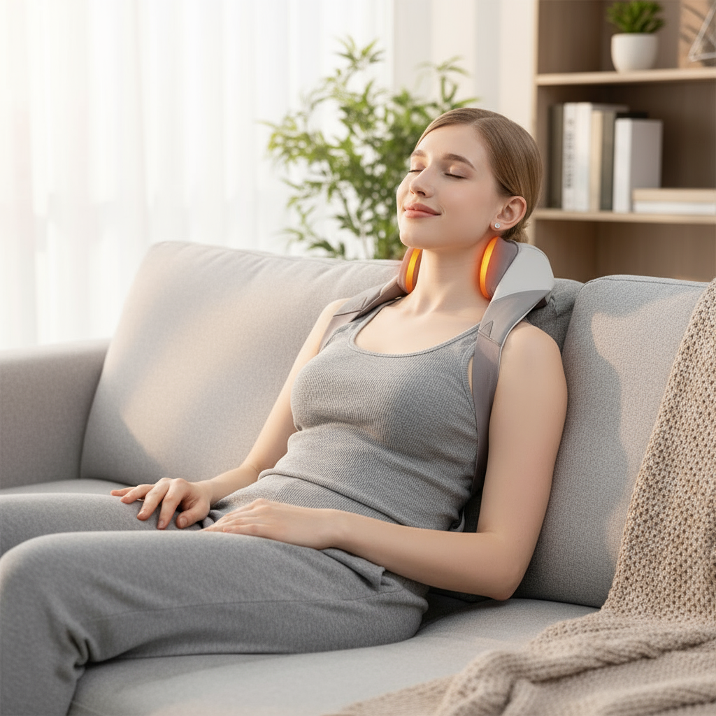 Massage Pillow Orange Glow