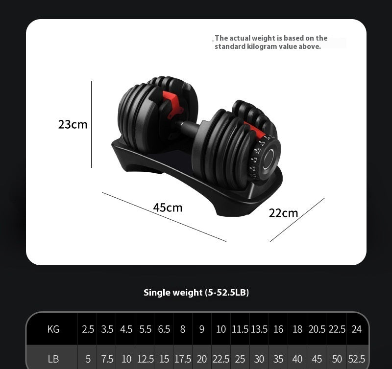Adjustable Dumbbell Set 15-Gear - Maverick8830